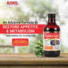 AIMIL Amlycure Syrup - 200ml | Ayurvedic Syrup for Liver Health, Improves Digestion & Better Appetite | Natural Liver Herbal Tonic | Ideal for Children