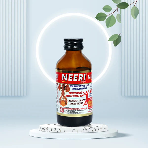 AIMIL Neeri Syrup for Kidney Health – 100ml | Ayurvedic Tonic for Urinary Tract Infections (UTI) Support | Helps Relieve Burning Urination and Regulate Urinary pH Balance