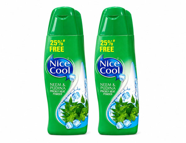 Nice cool Prickly Heat Powder 188 gm (Pack of 2)