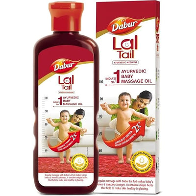 Dabur Lal Tail : Ayurvedic Baby Massage Oil 500Ml